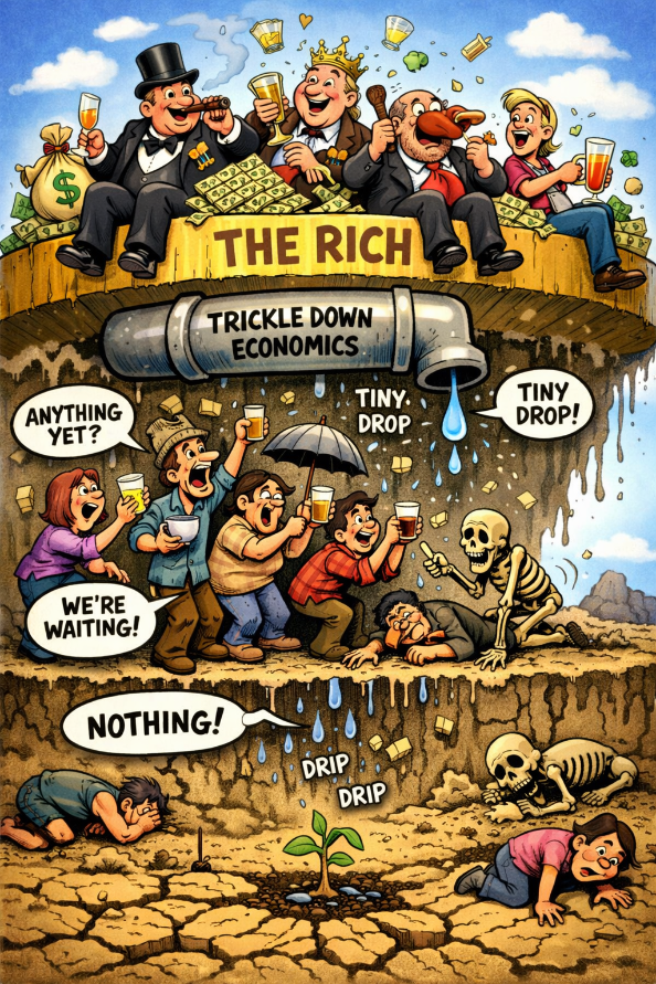 Read more about the article Trickle Down Economics – Peer Reviewed Studies